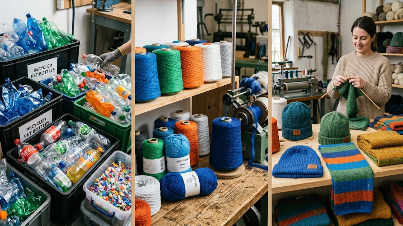 Conheça o projeto de estudantes paranaenses que reciclam garrafas PET para produzir agasalhos solidários e promover a sustentabilidade na escola pública.