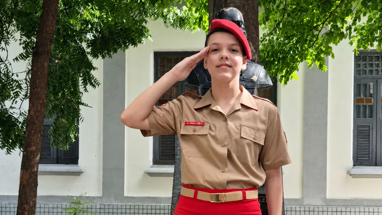 Isabela Cavalcante, de 13 anos, foi aprovada em Matemática na Uece, alcançou nota máxima na redação e pretende continuar prestando vestibulares.