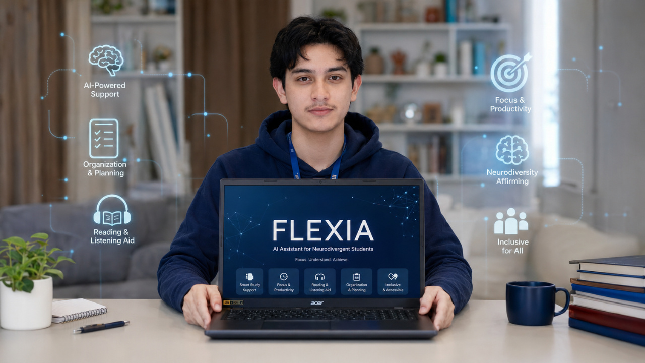 Um estudante de escola pública desenvolveu o Flexia, um assistente virtual com inteligência artificial para personalizar os estudos de alunos neurodivergentes.