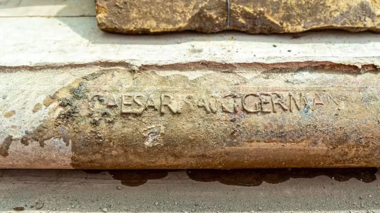 Obras do Jubileu em Roma revelaram um jardim monumental ligado a Calígula na Piazza Pia, perto do Vaticano, identificado por um cano de chumbo.