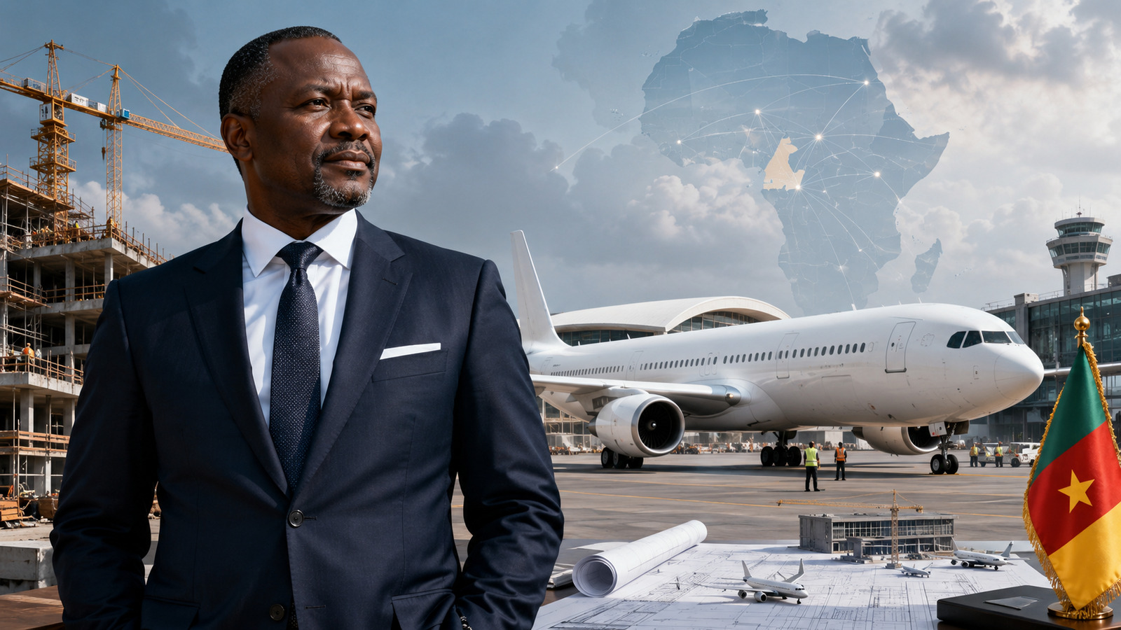 Baba Ahmadou Danpullo planeja investir quase toda sua fortuna em uma companhia aérea de US$ 900 milhões com dois aeroportos privados para tentar conectar Camarões à CEMAC