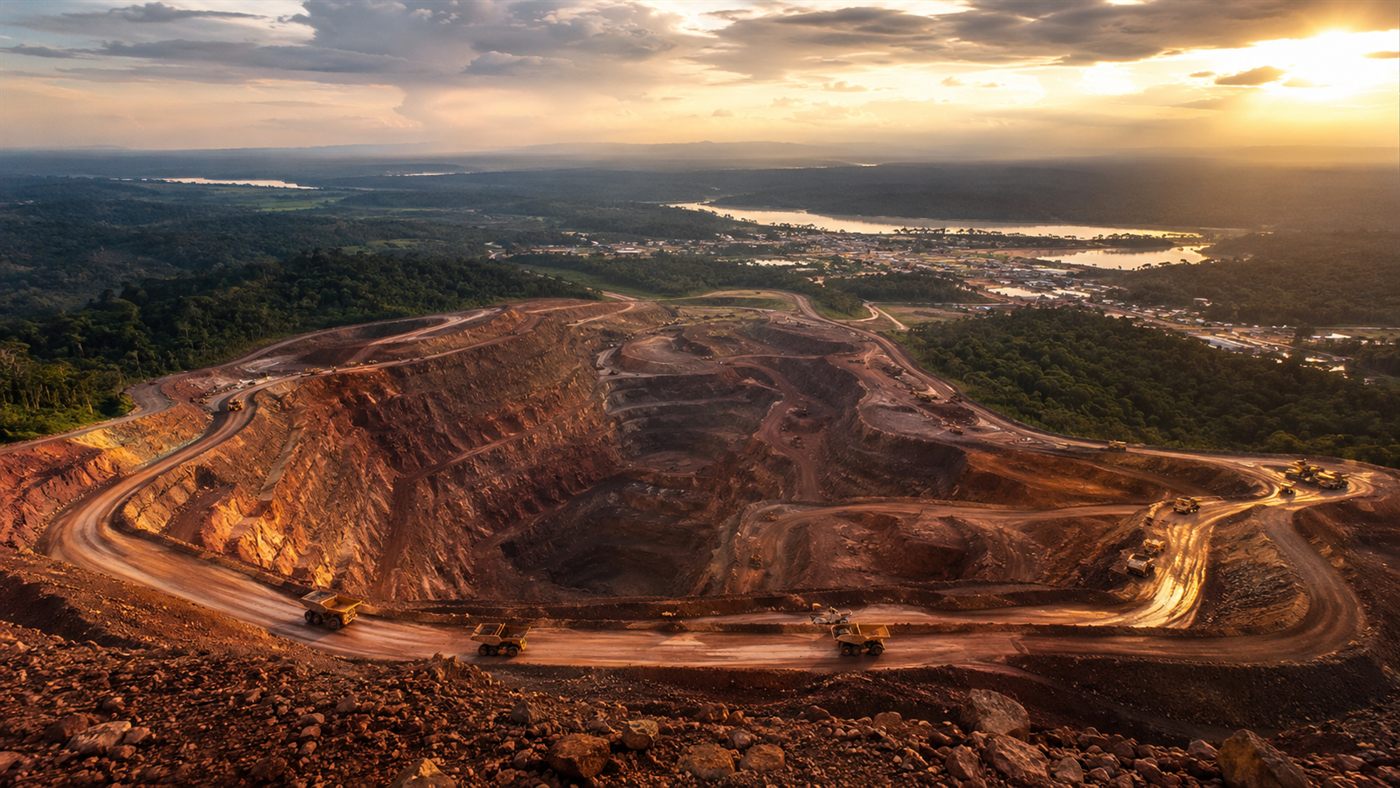 Cobre de Tucumã: a Ero Copper investiu US$ 310 milhões, ergueu uma mina do zero no Pará e declarou produção comercial em julho de 2025.