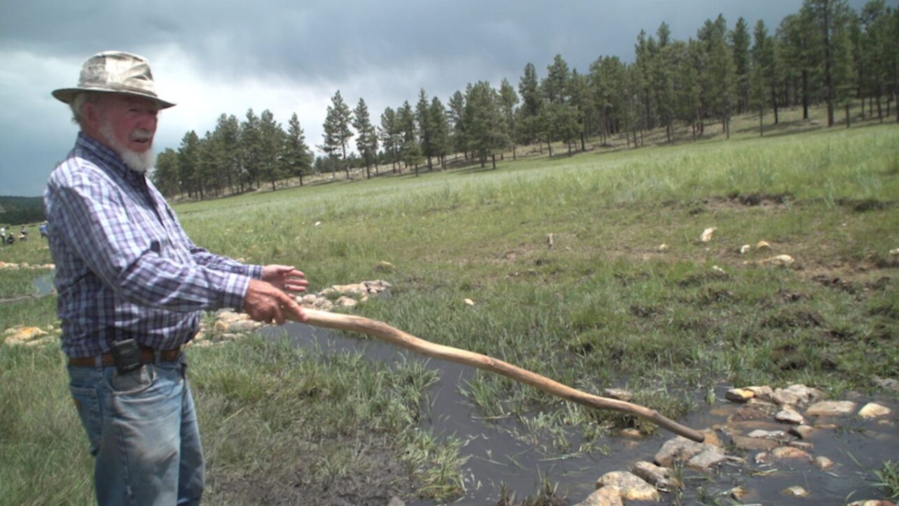 A retired former forest ranger from the American Forest Service spent thirty years stacking stones by hand to repair dry streams in western Colorado