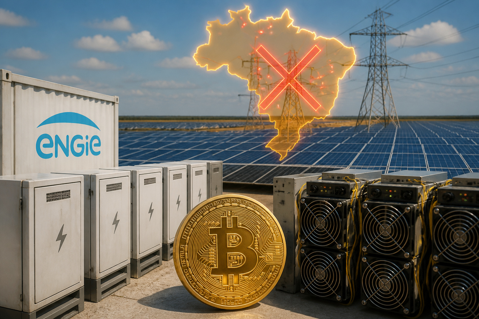 Maior usina solar da Engie no mundo vira símbolo de um problema bilionário no Brasil: rede manda cortar energia e empresa avalia baterias e mineração …