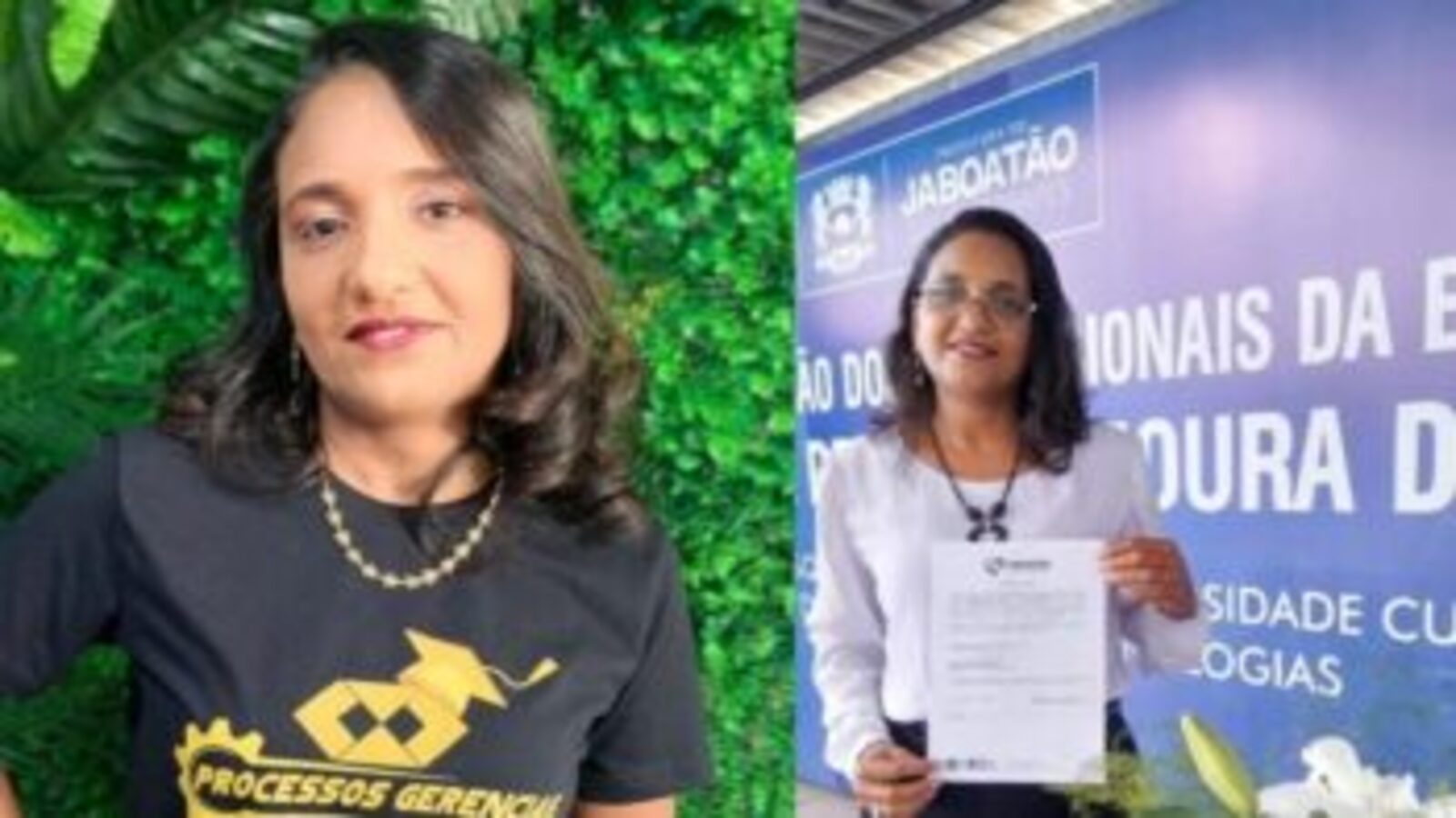 Aos 46 anos, ela voltou a estudar após três décadas, encarou viagens diárias, conquistou duas formações no IFPE e passou em dois concursos aos 50