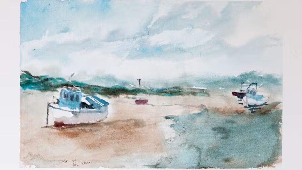 At 8 years old, an English boy captivated the public by exhibiting his watercolors. Discover how he learned to paint on his own and his plans for the future in the arts.