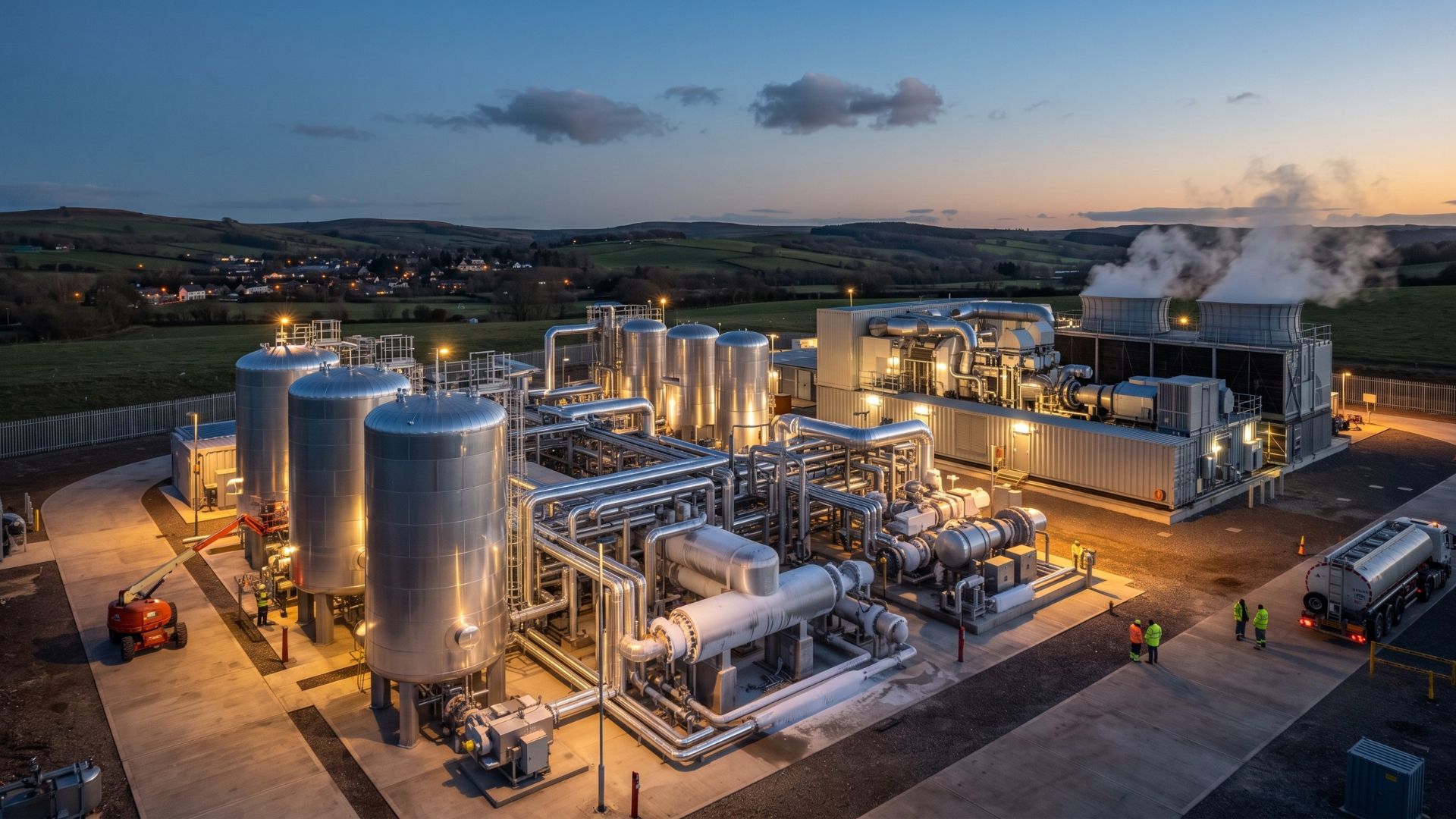 Bateria de ar líquido, armazenamento de energia, Manchester e Highview Power entram no centro da corrida para guardar energia limpa por horas ou semanas.