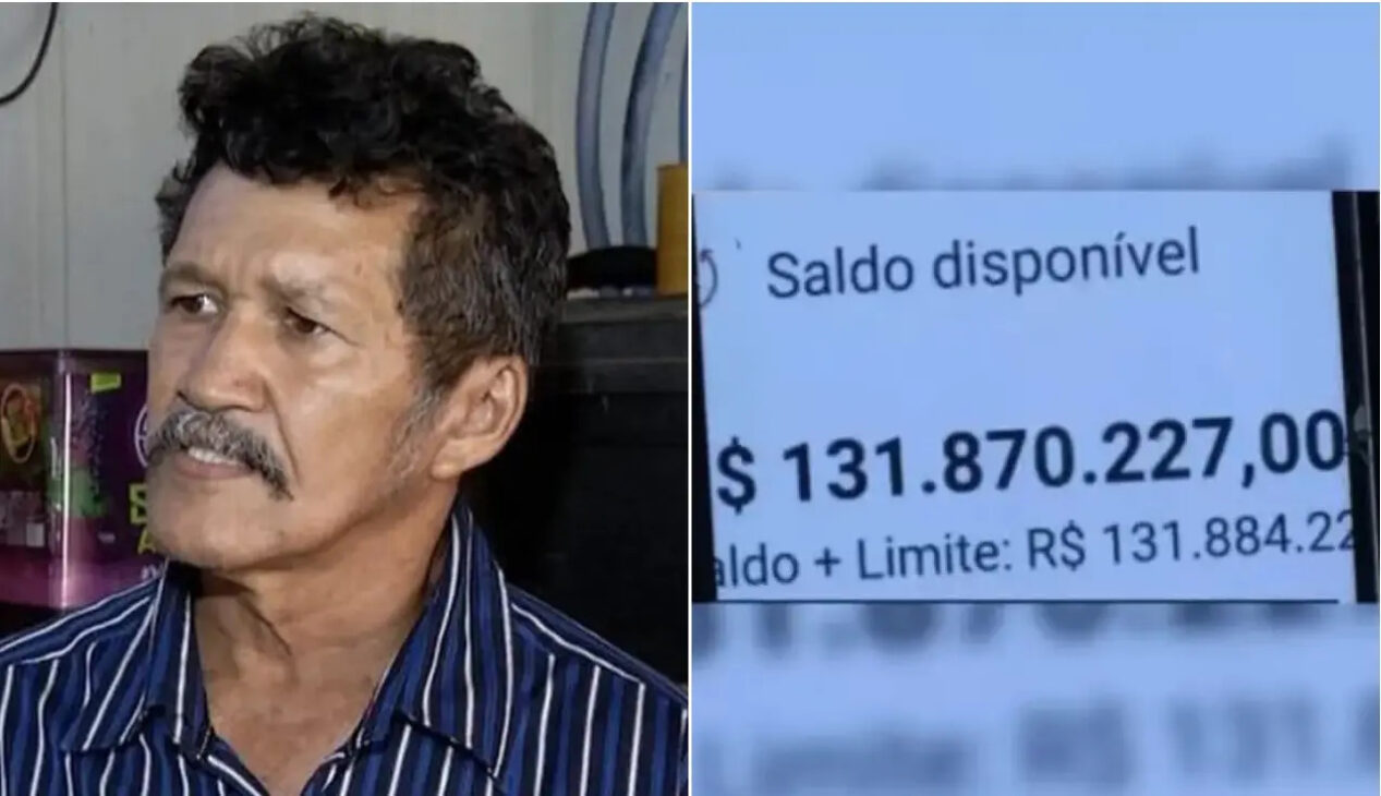 Antônio Pereira ficou milionário por sete horas — Foto: Reprodução/TV Anhanguera