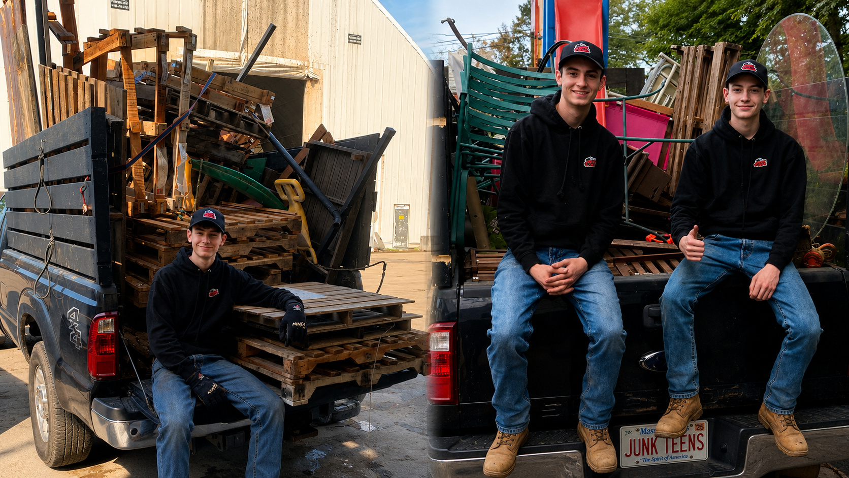 Dois irmãos compraram uma Ford F-150 usada por US$ 4 mil e construíram uma empresa que hoje fatura cerca de US$ 3 milhões por ano.