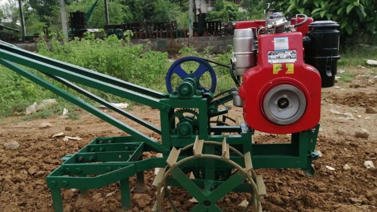 Cultivator created by Kadavendi Mahipal Chary reduces costs in the field, consumes little diesel, and boosts accessible agricultural machines in India.