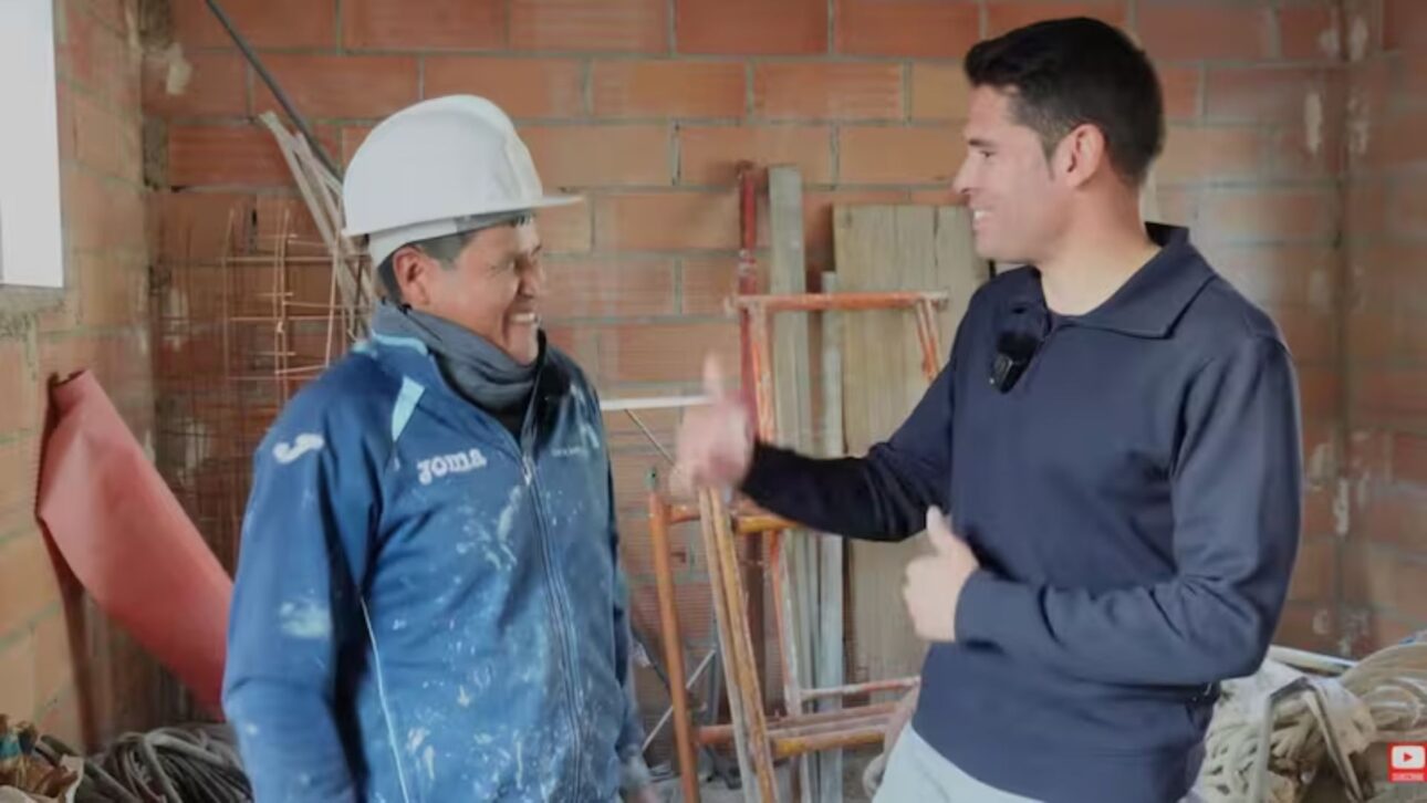 Após aprender a profissão com um primo na Bolívia, Albino mudou-se para a Espanha em busca de melhores oportunidades e construiu uma carreira na construção civil.