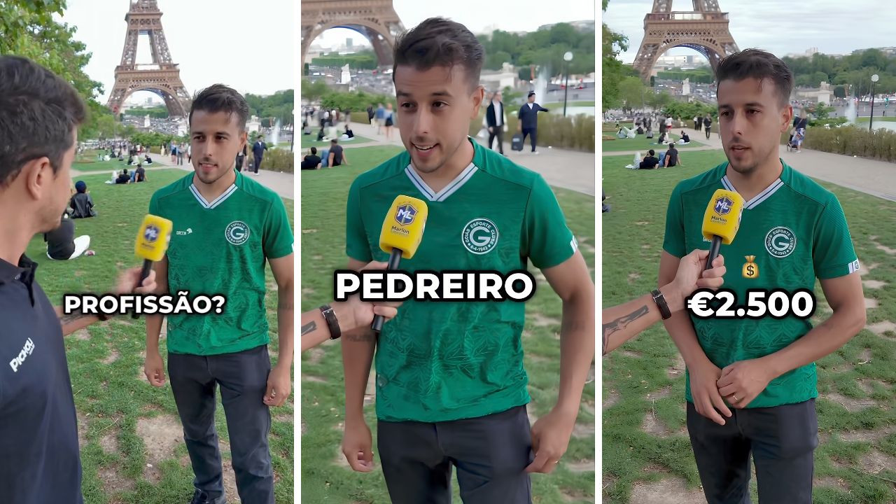 Pedreiro goiano que vive há seis anos na França afirma receber entre € 2 mil e € 2,5 mil por mês com reformas residenciais em Paris.