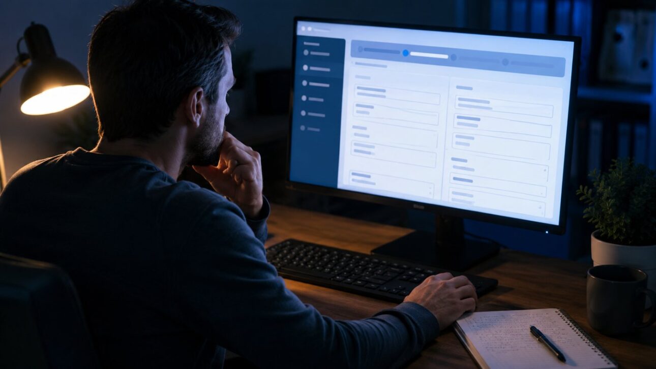Taxpayer checks the refund consultation on the official Revenue page on the computer.
