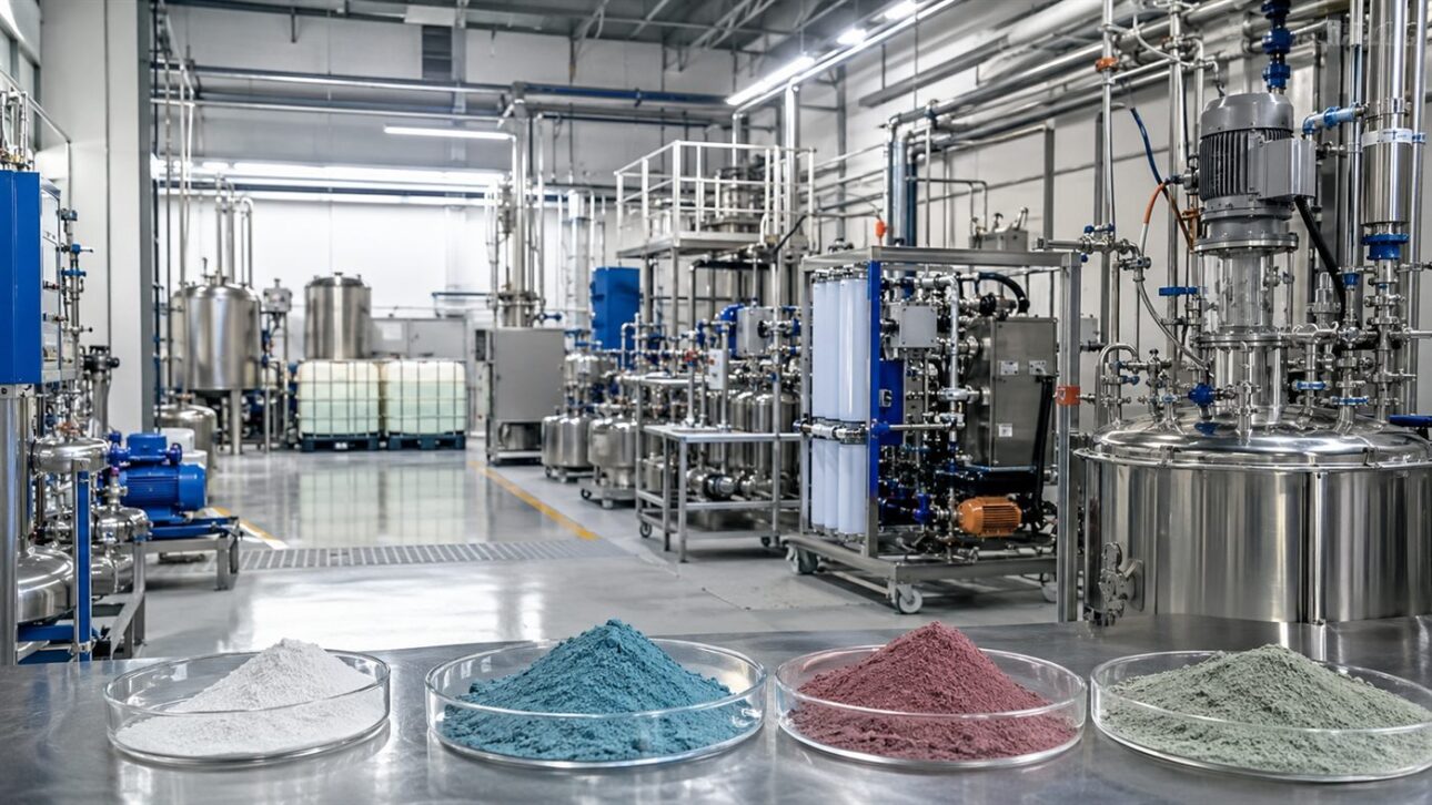 At the IPT plant, batteries are processed to recover lithium, nickel, cobalt, and manganese