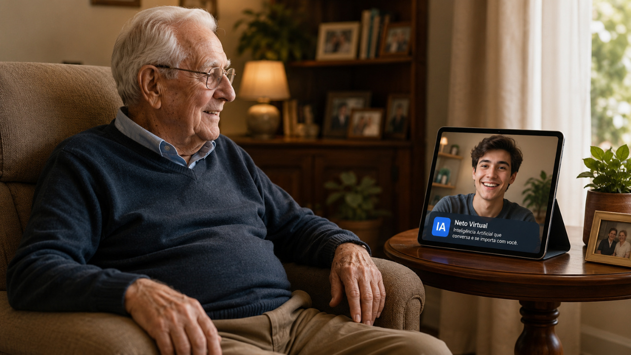 Created by Tesatad, the virtual assistant Anna functions like a grandchild for the elderly. The device monitors health data 24/7 and sends alerts to doctors and family members.