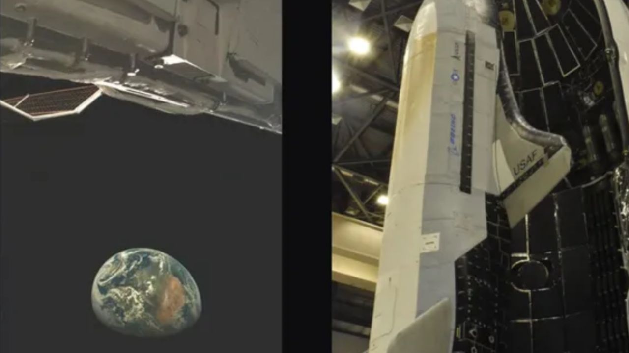 O X-37B é uma espaçonave reutilizável da Força Espacial dos Estados Unidos capaz de permanecer anos em órbita, realizar manobras e pousar como um avião.