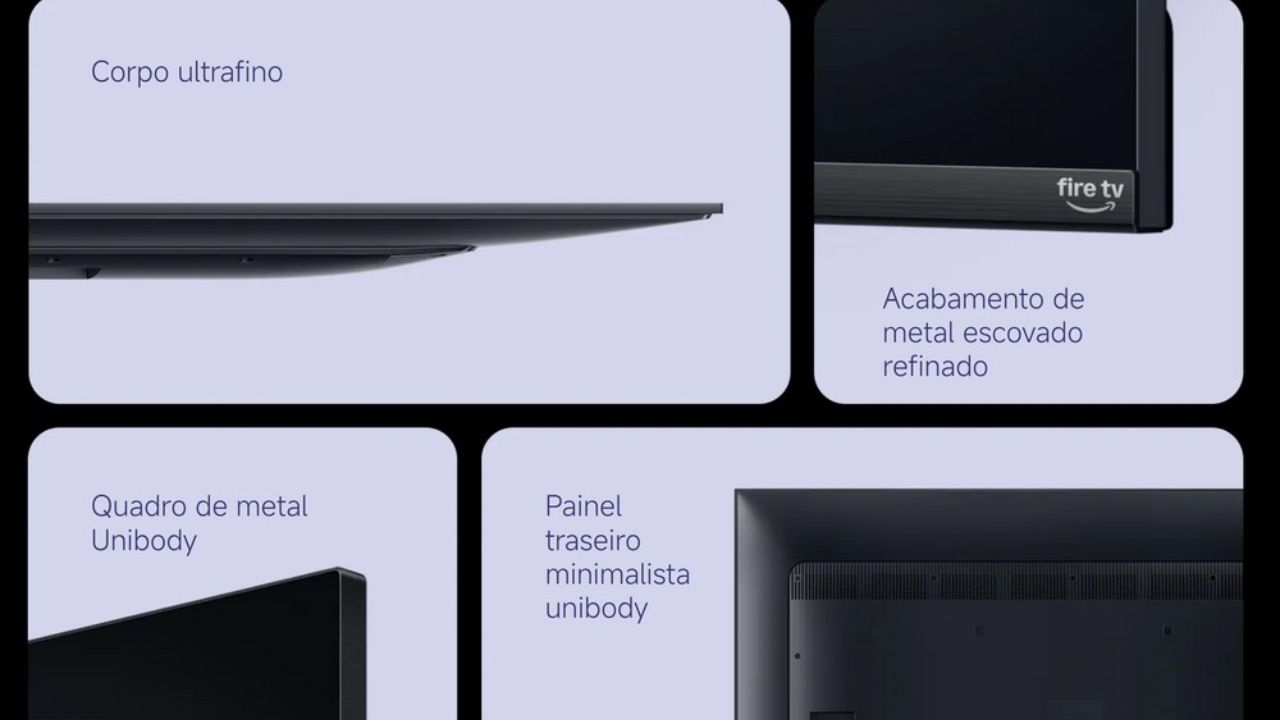 Xiaomi TV FX Mini LED 75 estreia na Europa por 849 euros, com painel 4K, Fire TV, HDR10+, som Dolby Audio e modo para jogos a 120 Hz.