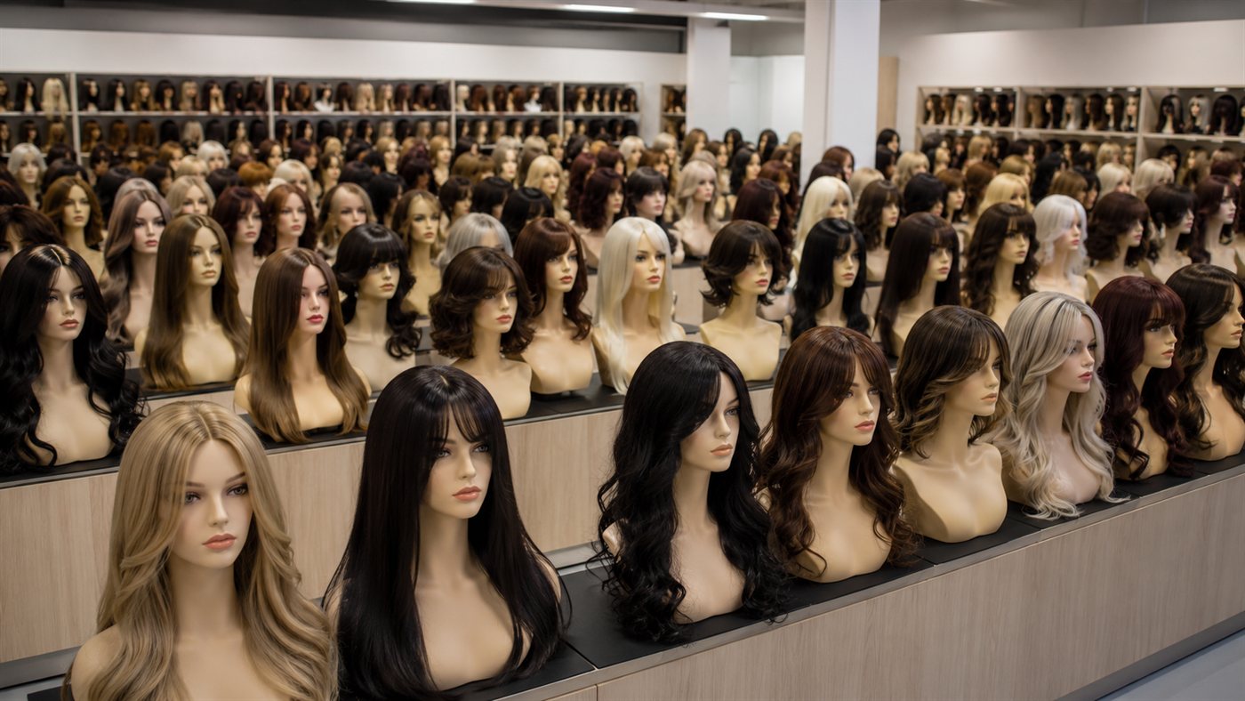 A capital mundial das perucas é Xuchang, na China, que faz cerca de 60% das perucas do mundo com cabelo humano importado da Índia e emprega 300 mil pessoas