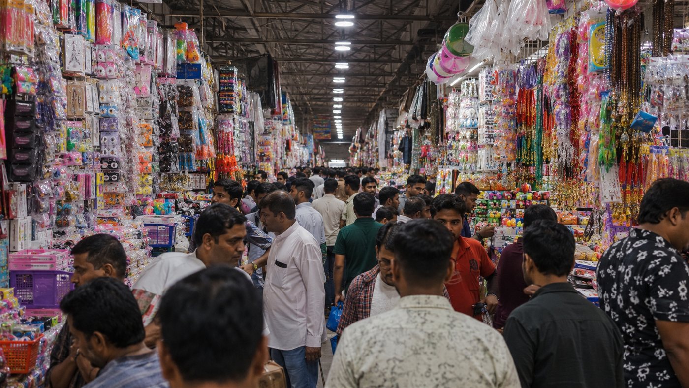 Maior mercado atacadista do mundo fica em Yiwu, na China, tem 75 mil lojas e de lá saem cerca de 60% dos enfeites de Natal do planeta