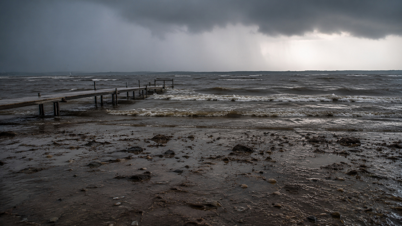Tempestade severa provoca ondas intensas e meteotsunami no Lago Winnebago, em Wisconsin