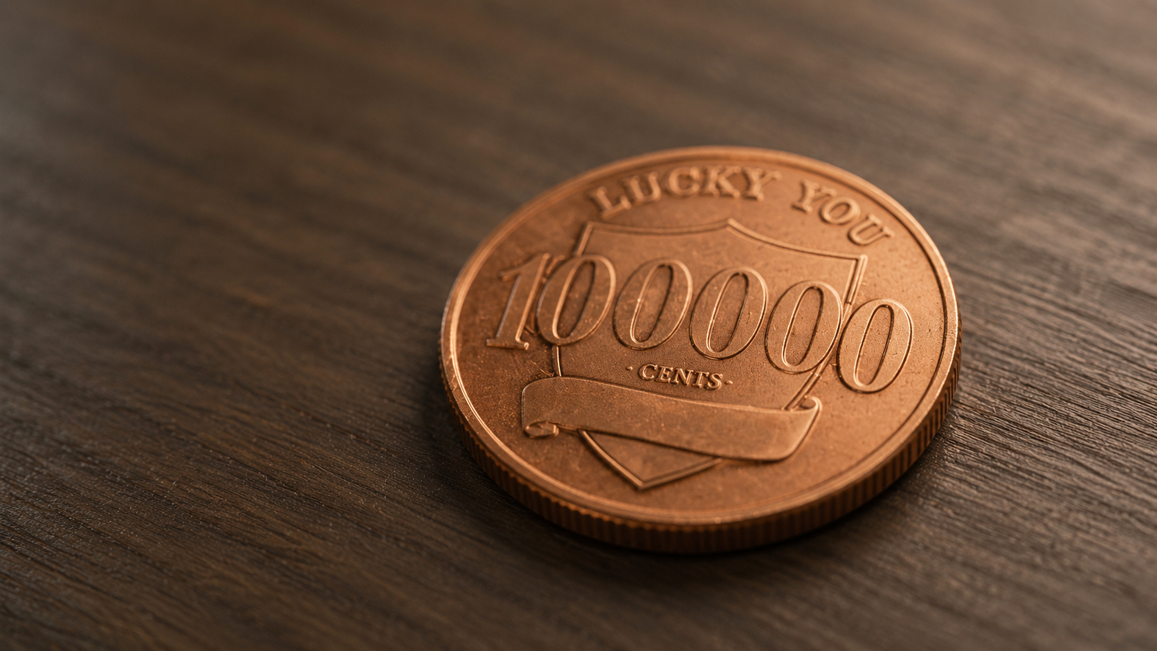 Moeda de cobre em destaque representa moedas de 1 centavo que ainda circulam no Brasil e podem interessar colecionadores.