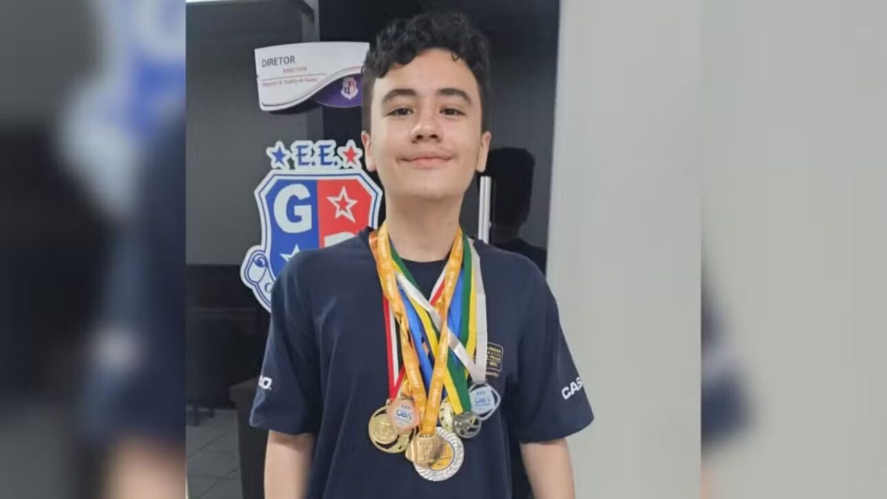Aluno de Mirassol (SP) conquista medalha de prata em olimpíada internacional de matemática na Tailândia — Foto: Kalel Rodrigues de Souza/Arquivo pessoal