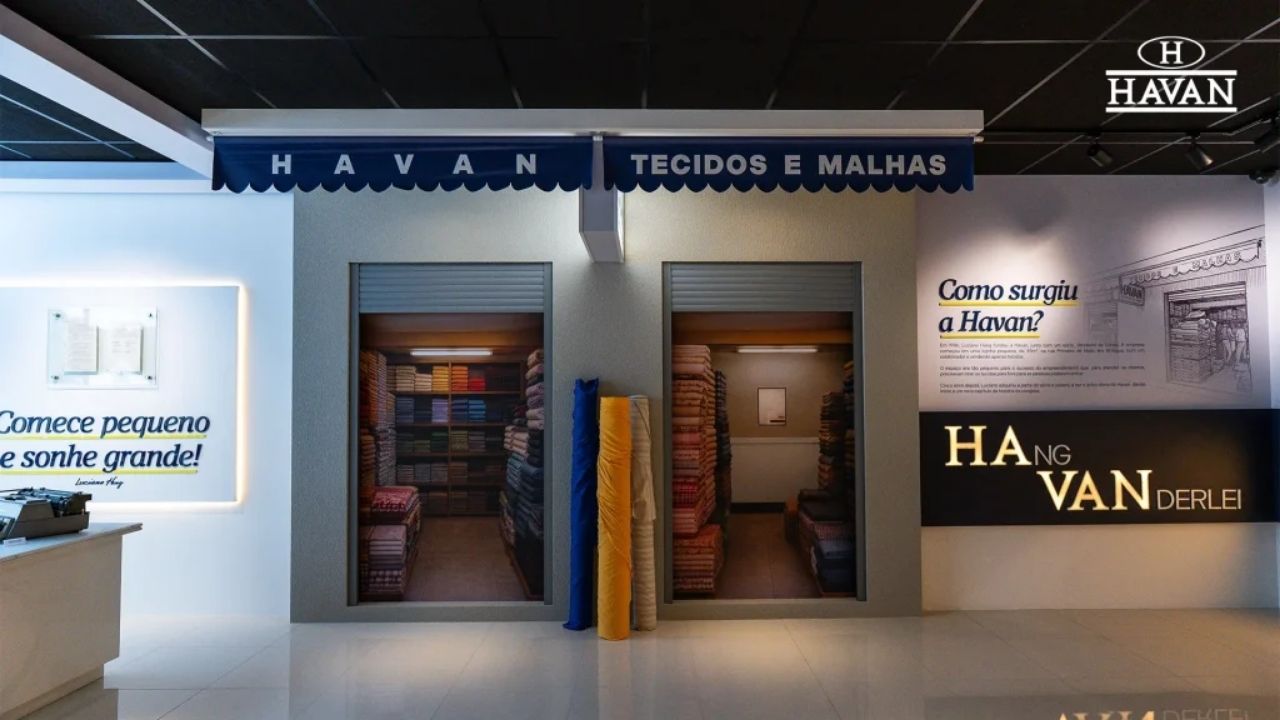 Havan: museu gratuito em Brusque re&uacute;ne a hist&oacute;ria de Luciano Hang e da loja de tecidos que deu origem &agrave; rede.