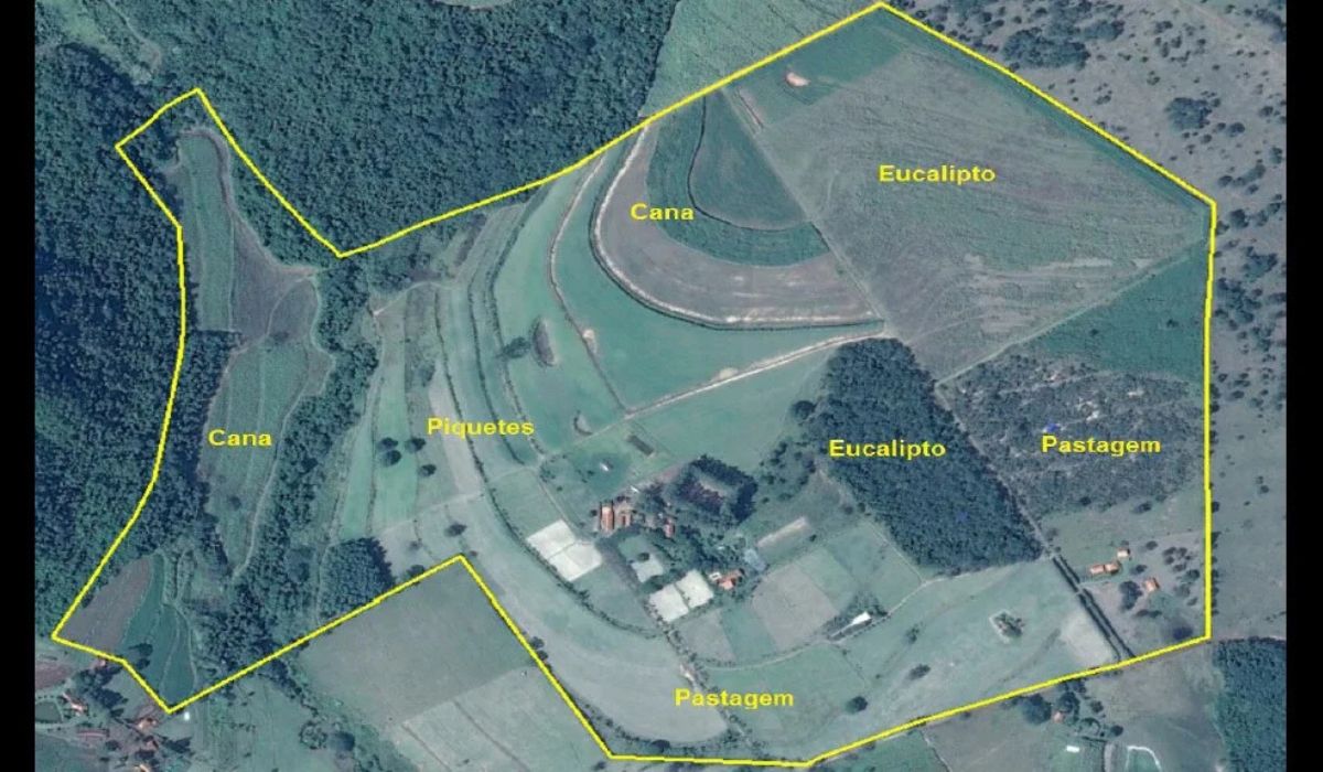 Sítio São Carlos, em Santa Rita do Passa Quatro, no interior de São Paulo, propriedade rural onde Ana Paula Arósio viveu antes da mudança para a Inglaterra. Crédito: Reprodução/Purepeople.