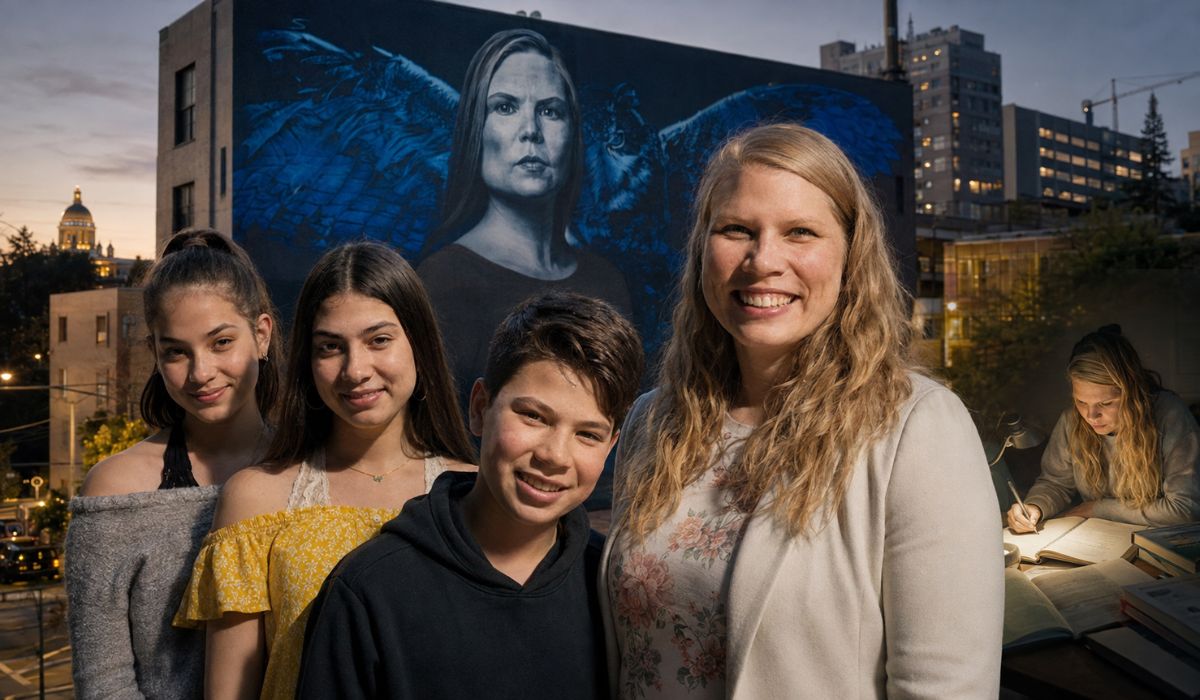 Crystal Allenton viveu com três filhos em abrigo, concluiu a faculdade, conquistou dois mestrados e ganhou um mural em sua homenagem. (Imagem: Ilustrativa)