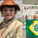 Aos 8 anos, Augusto de Paula Bezerra conquistou bronze na Copernicus Global Round 2026, em Houston, após sair da escola pública no Ceará. - Imagem: Reprodução/Arquivo Pessoal