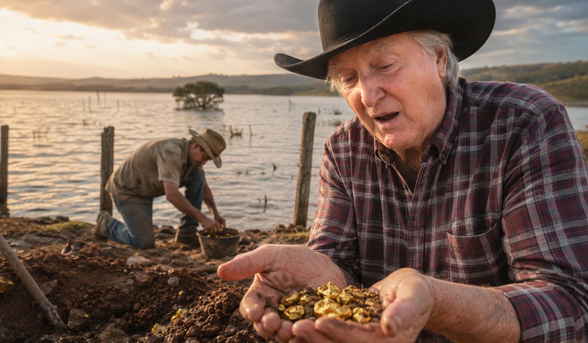 Sérgio Reis contou que encontrou ouro em uma antiga fazenda em Cuiabá, mas decidiu alagar o terreno. Conheça essa história curiosa. - Imagem: Ilustrativa