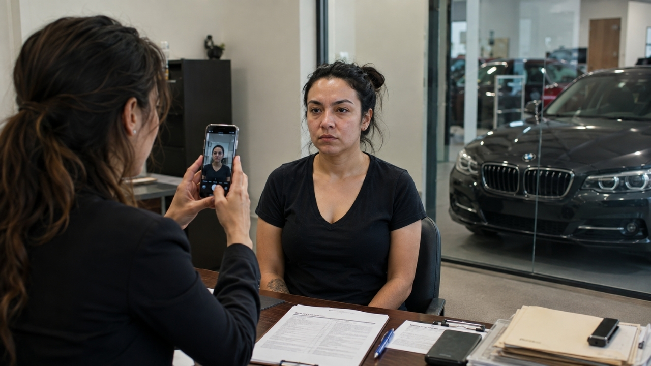 Mulher responde a anúncio de emprego, entrega dados e faz reconhecimento facial durante seleção, mas depois descobre BMW financiada em seu nome e dívida de R$ 247 mil