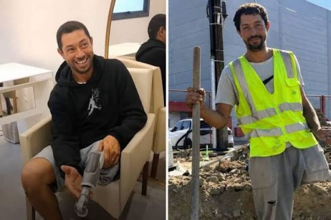 Pedreiro que assenta pedra com uma perna só recebeu chamada de vídeo do dono da Havan e a promessa de uma prótese de R$ 80 mil, com uma condição junto.