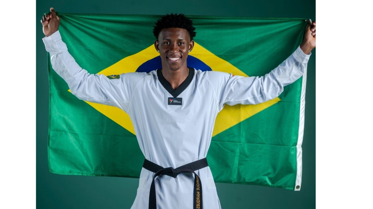 Henrique Marques começou no taekwondo aos 8 anos em projeto social, superou uma arritmia aos 19 e tornou-se campeão mundial aos 21, com o sonho de melhorar a vida da mãe.Imagem: CBTKD