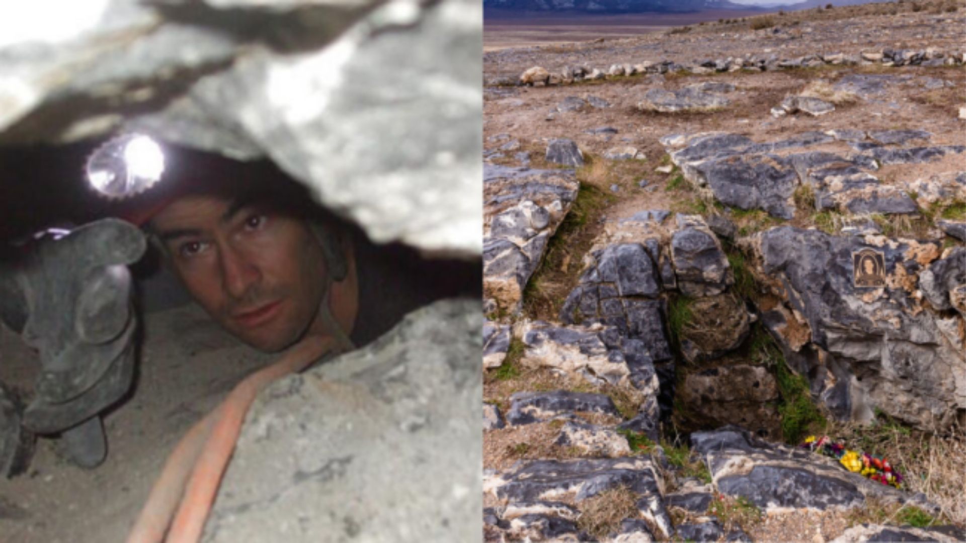 John Edward Jones ficou preso na Nutty Putty Cave em 2009, mobilizou cerca de 100 pessoas durante 27 horas de resgate e permanece no local desde que a caverna foi selada.