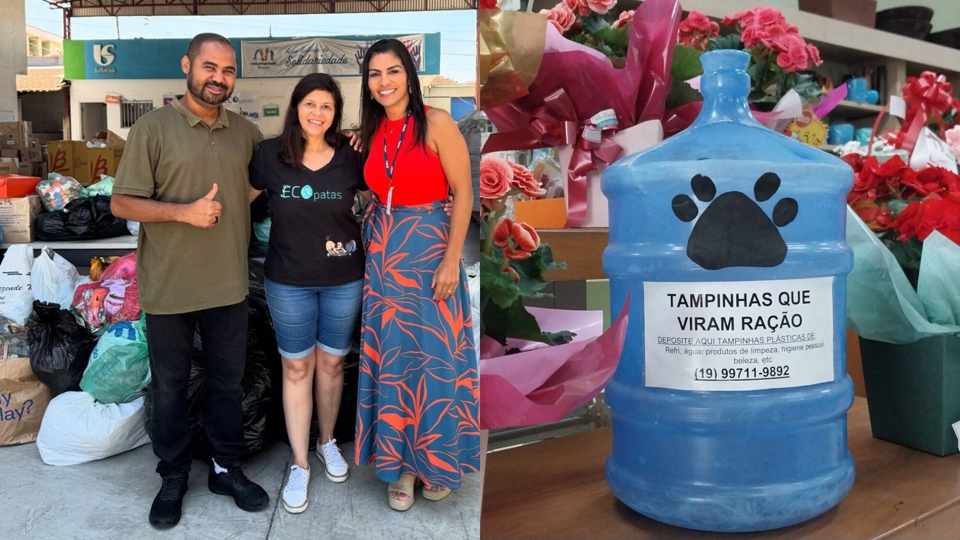 Moradora de São Paulo transforma tampinhas plásticas em recursos para mais de 13 mil castrações de animais com a Ecopatas.