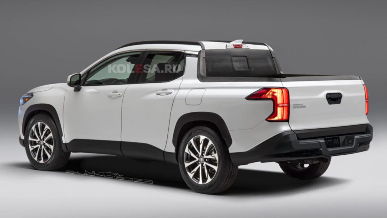 Patente da Toyota revela reforço estrutural para picape monobloco e amplia pistas sobre futura rival compacta da Ford Maverick no mercado.