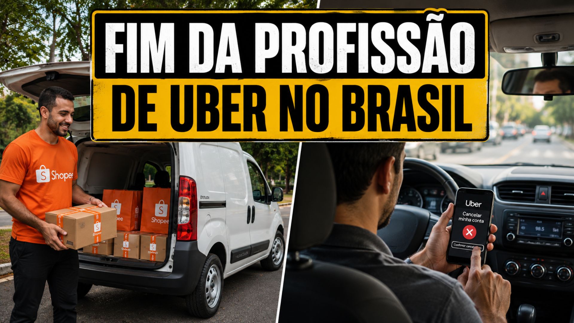 Motoristas trocam Uber por entregas da Shopee e Lalamove, rodam menos, reduzem custos e mantêm a renda com uma rotina mais flexível.