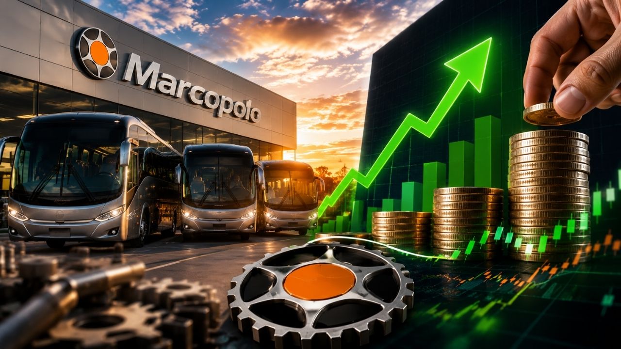 Marcopolo anuncia dividendos de R$ 0,13 por ação e aprova recompra de até 49 milhões de papéis, enquanto investidores têm até 25 de agosto para garantir direito ao pagamento (5)