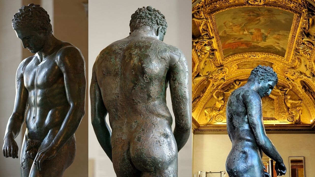 Mergulhador encontrou por acaso a 45 metros de profundidade uma estátua grega de bronze quase intacta, datada dos séculos II ou I a.C., que ficou submersa por cerca de 2 mil anos, exigiu (2)
