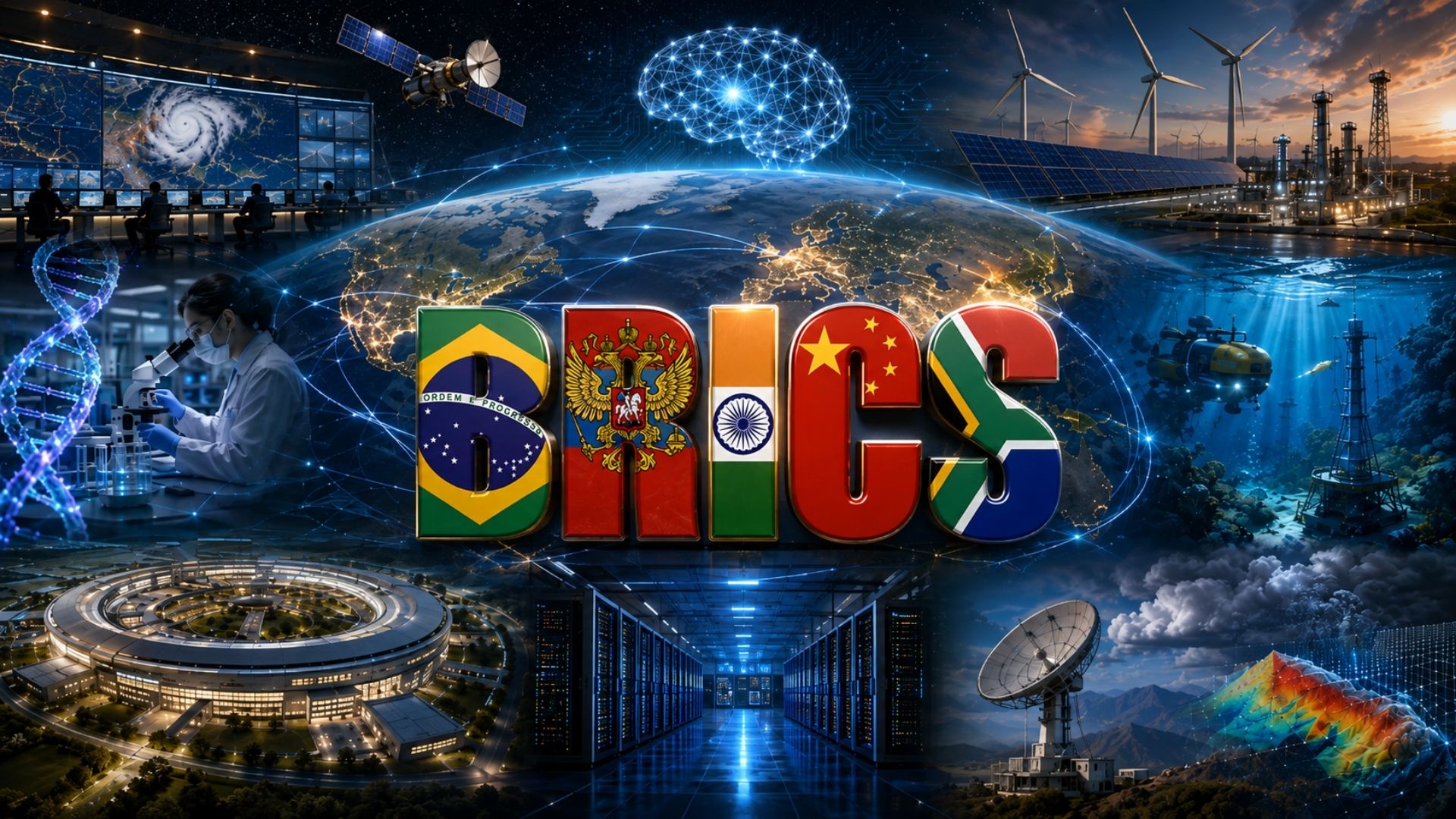 Consenso de Chennai define prioridades do Brics em inteligência artificial, energia, biotecnologia e ciência e mantém estudos sobre cabos submarinos e compartilhamento de infraestrutura científica.
