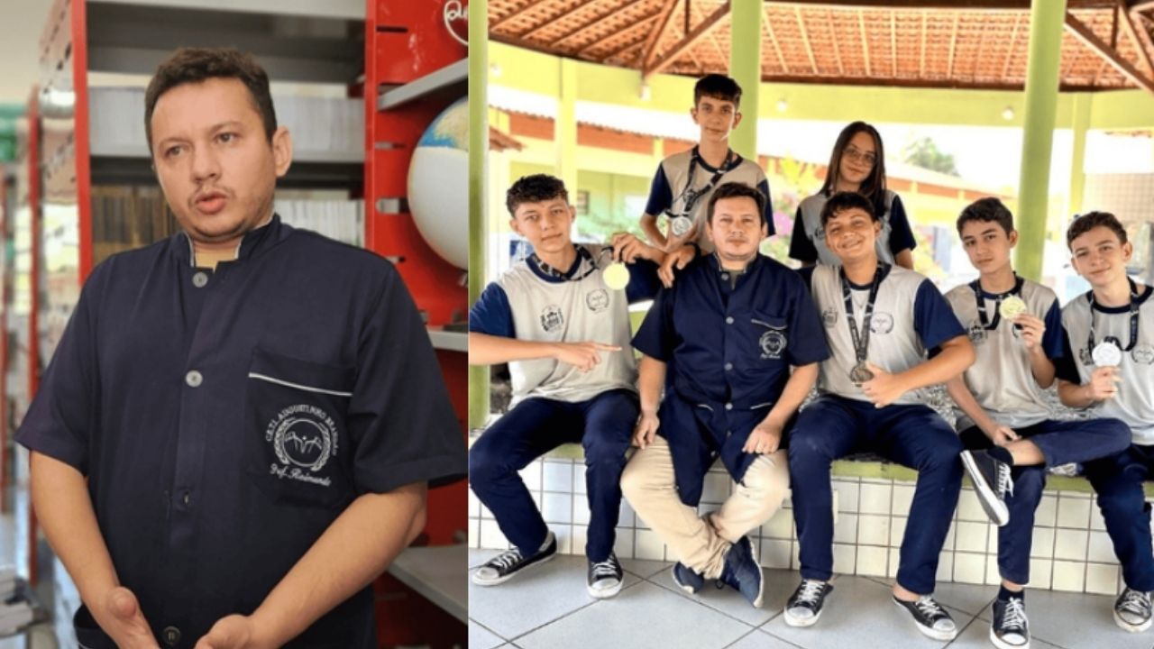 Professor de escola pública no interior do Piauí orienta alunos a conquistar 300 medalhas em olimpíadas de Matemática