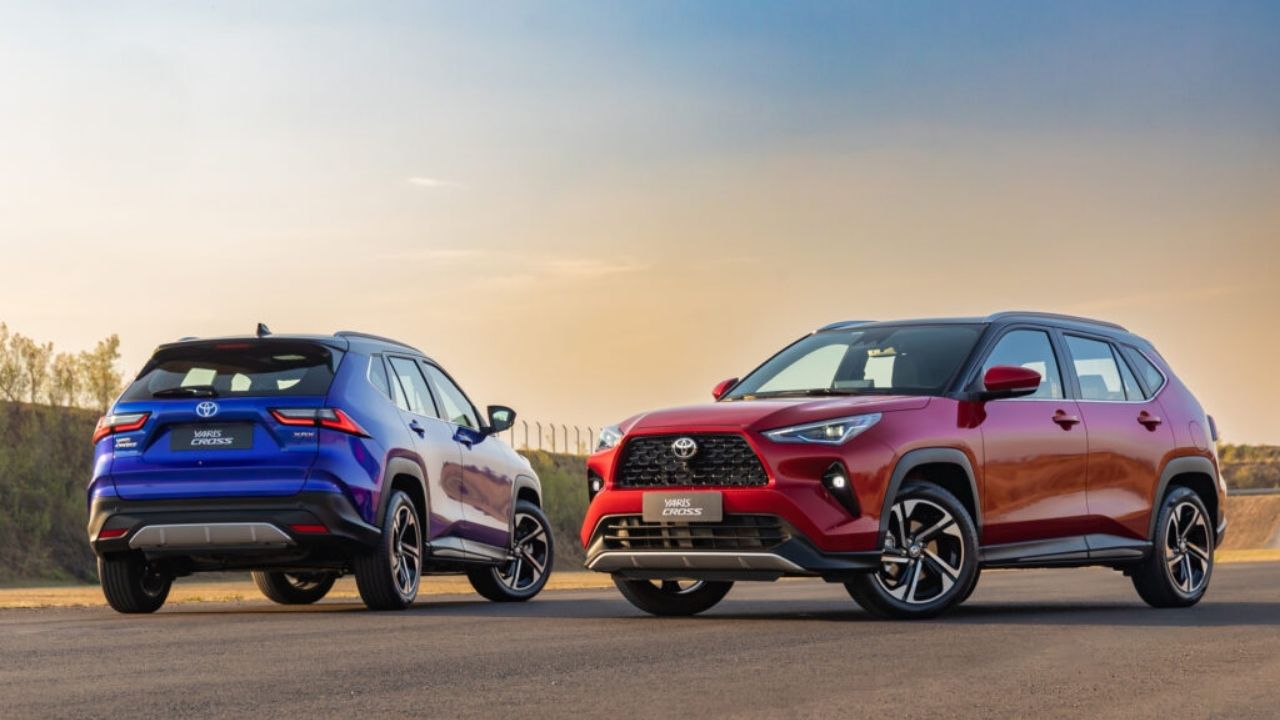 Toyota vende mais de 15 mil unidades do Yaris Cross em seis meses, mas qual versão lidera as ruas brasileiras, a híbrida de até 17,9 km/l ou a flex de 122 cv, enquanto o modelo eletrificado já conquista 40% dos compradores mesmo custando a partir de R$ 172.390