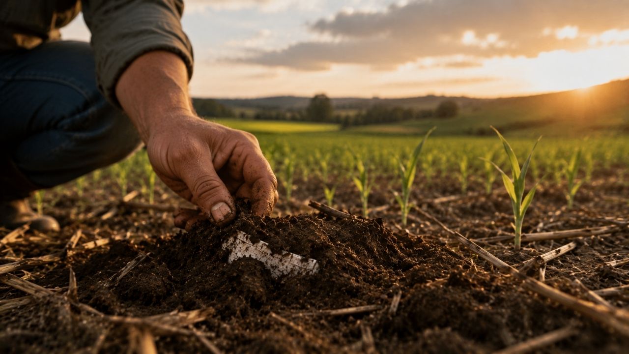 Um agricultor enterrou uma cueca de algodão 100% no campo para avaliar a saúde do solo e acompanhou quanto do tecido seria decomposto por microrganismos, fungos e minhocas, usando (2)