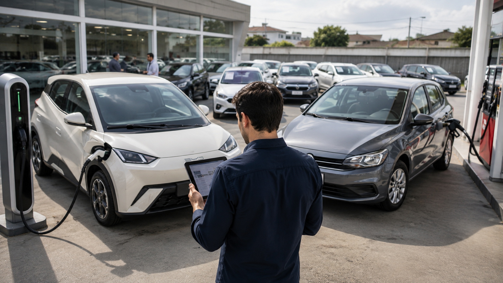 Carro elétrico ou a combustão: afinal, qual perde mais valor na revenda e qual é o melhor negócio em 2026?