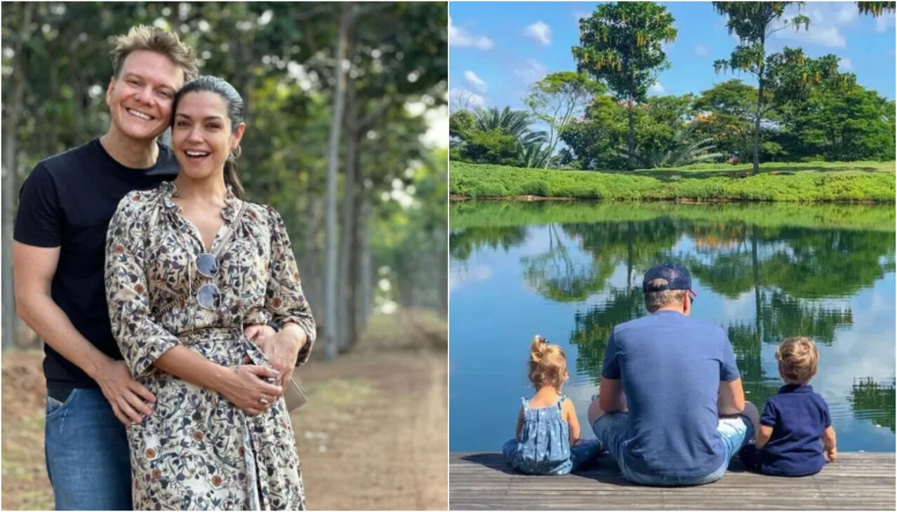 Fazenda também virou refúgio para Thaís Fersoza e os filhos - Imagem: Reprodução/Instagram