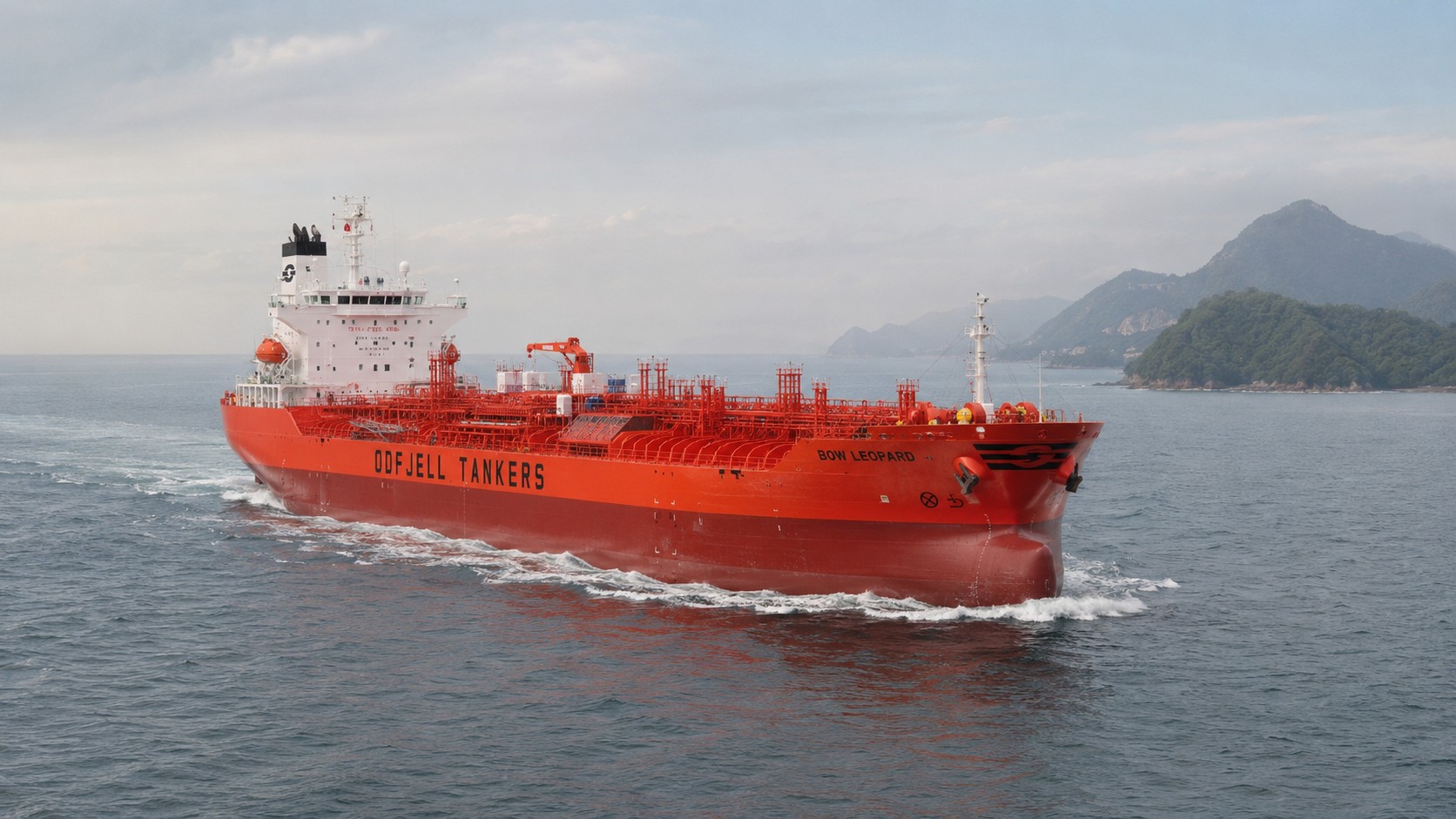 Navio da Odfjell que poderá ser abastecido com bunker de 24% de biodiesel fornecido pela Petrobras