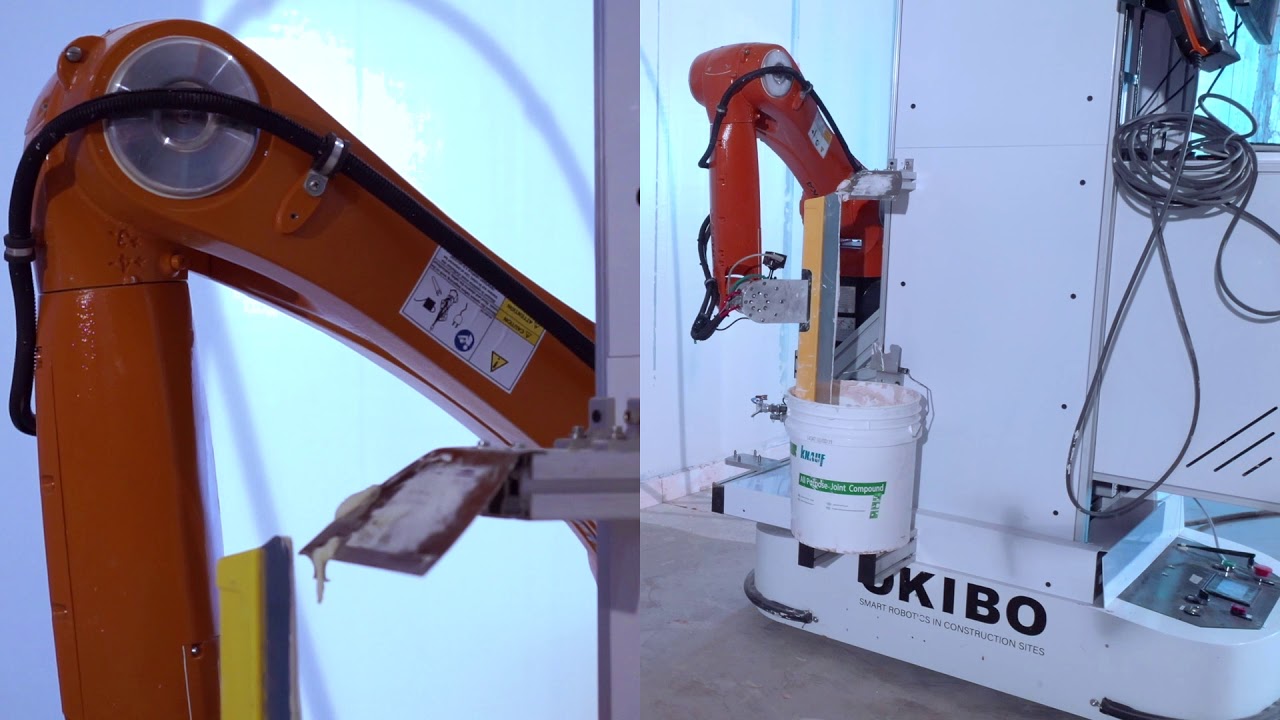 Robô EG7 usa inteligência artificial e escaneamento 3D para pintar, lixar e aplicar acabamento em paredes e tetos