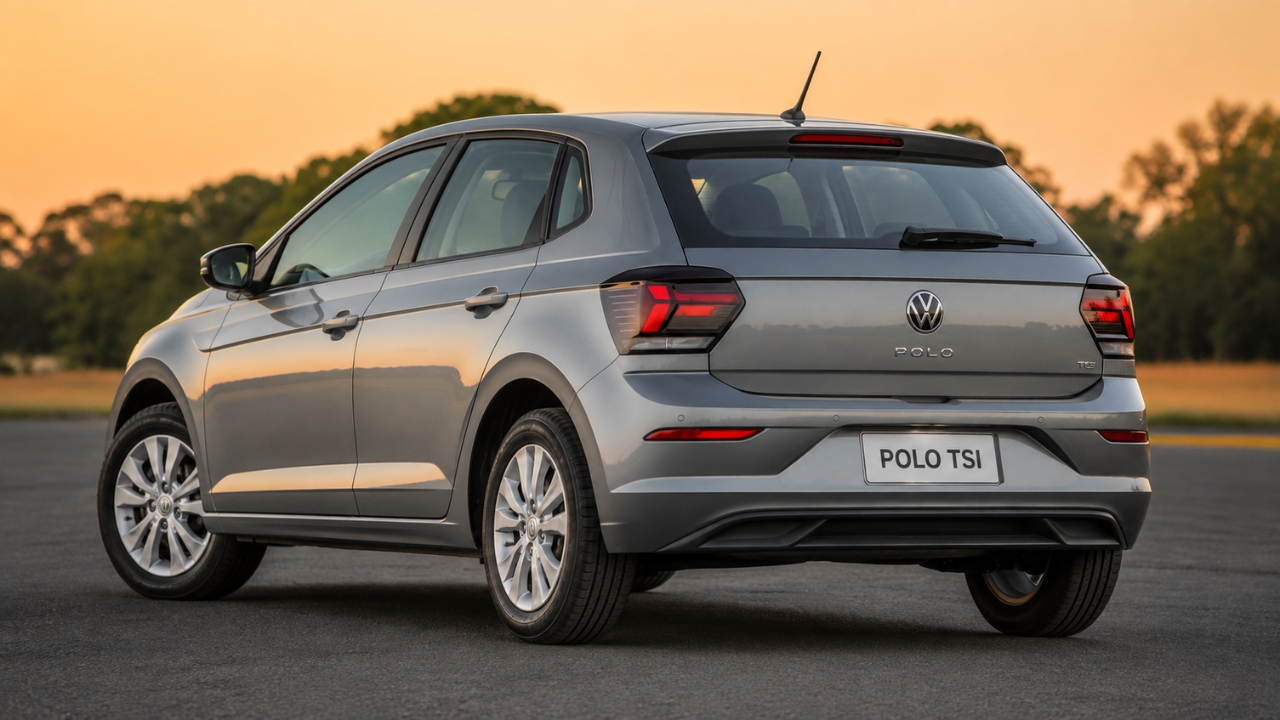 Volkswagen Polo 2023 aparece na Fipe de agosto de 2026 por R$ 76.589, com motor 1.0 turbo, até 116 cv e consumo de 16,5 km/l.