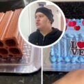 Confeiteira Nathy levou calote em bolo de 5 kg e, quando a cliente pediu outro de R$ 150, entregou uma lajota com chantilly. Caso viralizou no TikTok.